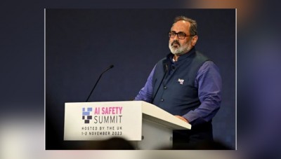 Union Minister Rajeev Chandrasekhar Addresses AI Safety and Innovation at UK Summit