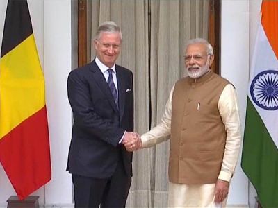 PM Modi meets Belgium's King Philippe