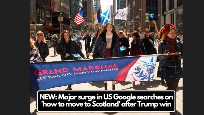 Massive Surge In US Google Searches For 'Scottish citizenship,  abortion, and Scotland Trans Rights'