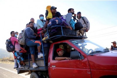 Migrant caravan to skip Mexico City and travel directly to the US border