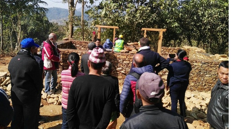 नेपाल में, भारत ने 50,000 घरों का पुनर्निर्माण पूरा किया