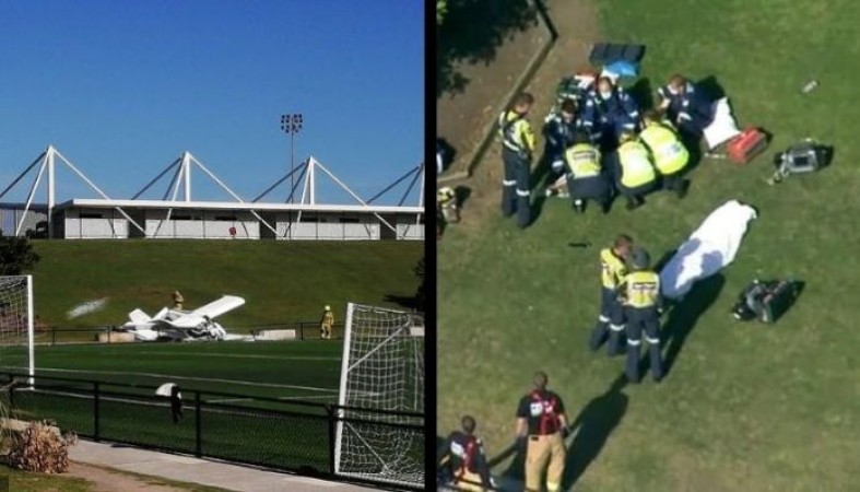 Small Plane crashed near Indian Cricket player Quarantine area, Australia