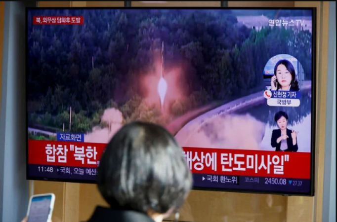 North Korea launches a missile just after threatening 