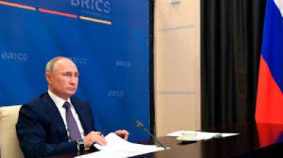 रूस के राष्ट्रपति पुतिन ने की ब्रिक्स सहयोग की प्रशंसा