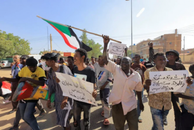 One person was killed in Sudan's anti-coup protests