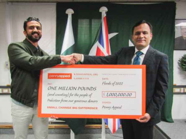 Envoy from Pakistan aids UK charity in raising $1.2 million for flood victims