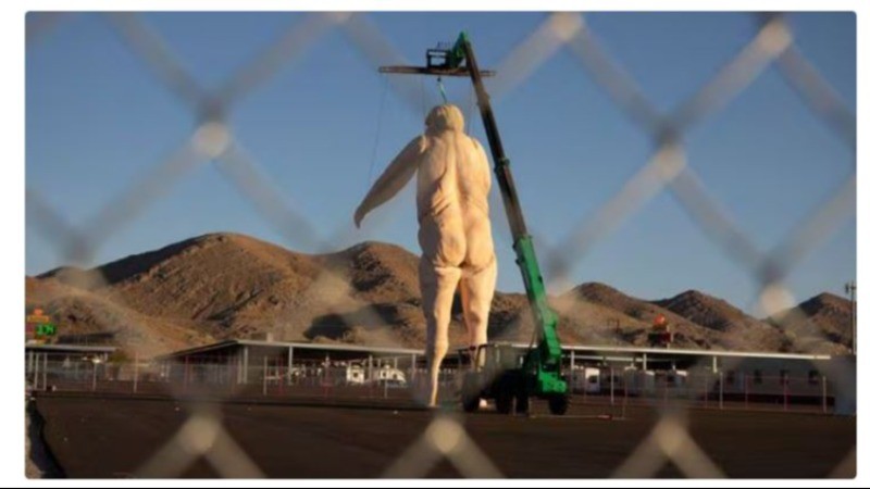 Naked Trump Statue Removed from Las Vegas Ahead of US Presidential Election