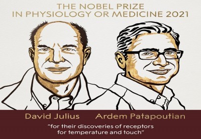 Ardem Patapoutian and David Julius declared joint winners of Nobel Prize for Medicine