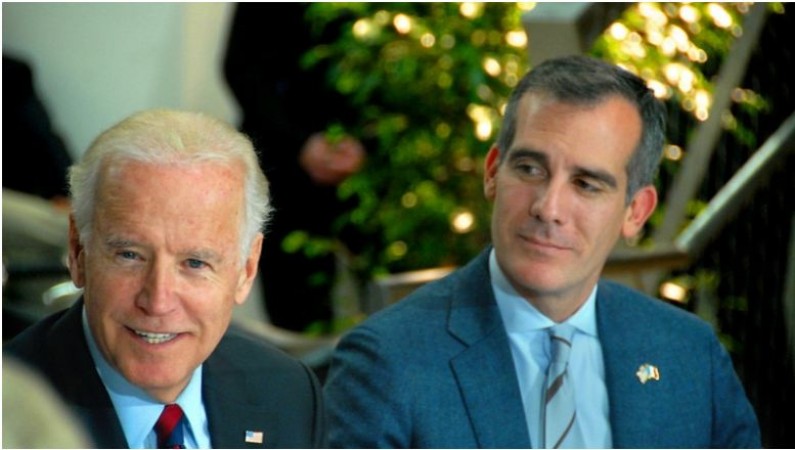 Los Angeles Mayor nominated as envoy to India attends Hunter Biden’s art show