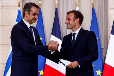 ग्रीक संसद ने फ्रांस के साथ रक्षा समझौते का किया समर्थन