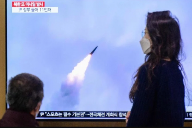 Seven missile launches in two weeks have come from North Korea