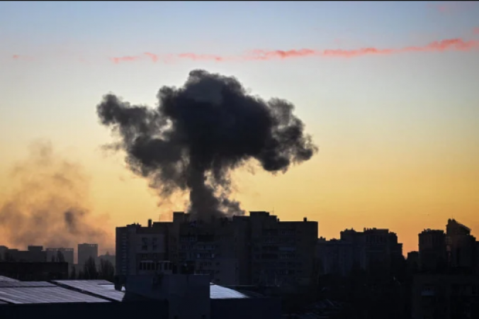 Russia ostensibly retaliates by bombing Ukrainian cities