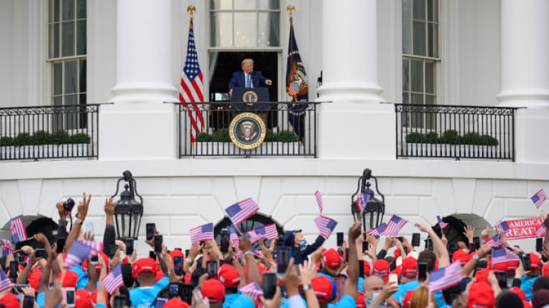 US Prez appears in front of citizens for the first time post his recovery from coronavirus