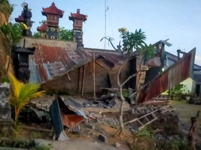 इंडोनेशिया के बाली में भूकंप के झटकों से डोली धरती, 3 की मौत