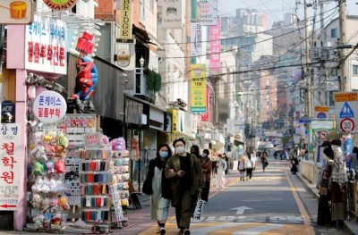 दक्षिण कोरिया में बढे कोरोना संक्रमण के मामले