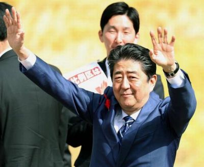 Japanese Prime Minister Shinzo Abe gets succeed to win 311 seats in the 465-seat