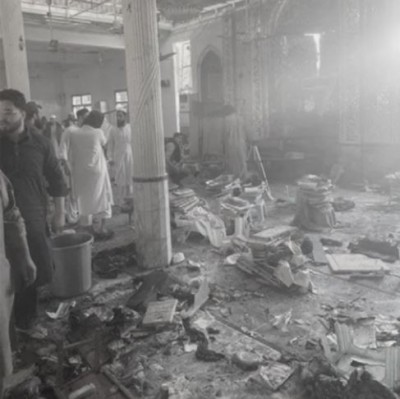 Bomb blast at a Peshawar Madrasa, 19 children injured