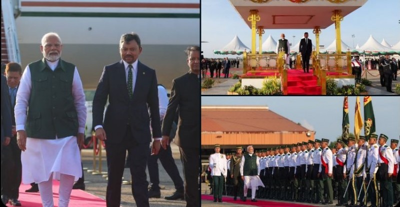 Prime Minister Modi Arrives in Brunei for Historic First Bilateral Visit by an Indian Leader