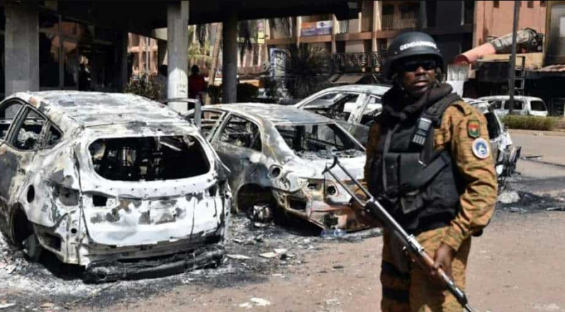 Thirty-five civilians were killed in a convoy blast in Burkina Faso