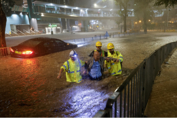 Unprecedented Rainfall Paralyzes Hong Kong: City Faces Climate Change Challenges
