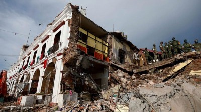 मैक्सिको में जोरदार झटकों के साथ भूकंप ने दी दस्तक, सोशल मीडिया पर वायरल हुआ वीडियो