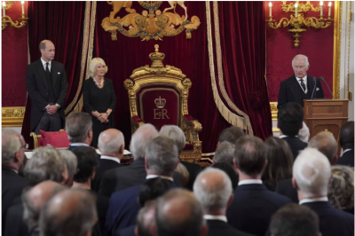 King Charles was formally proclaimed as the new monarch of Britain