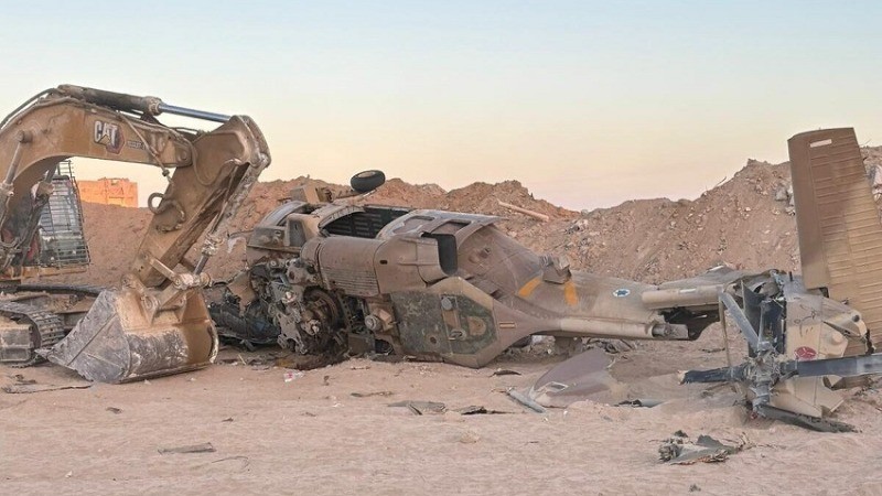 Israeli Helicopter Crash in Rafah Claims 3 Lives, Several Wounded