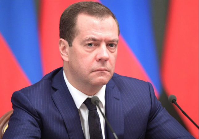 Medvedev refers to Russia's current situation as a 