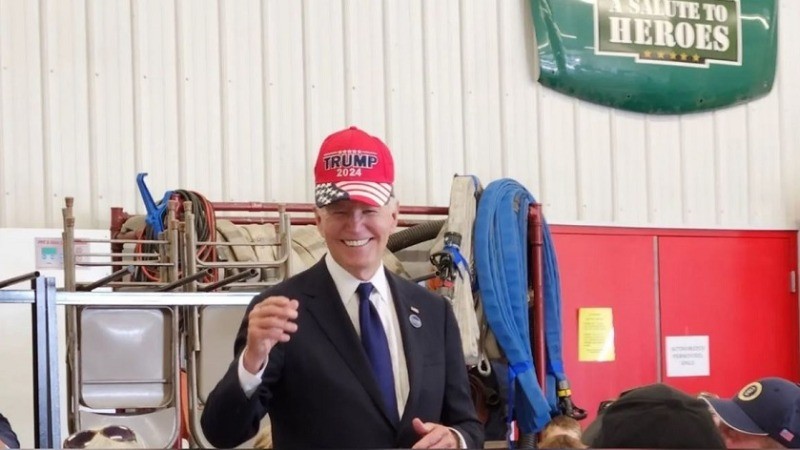 Unexpected Twist: Joe Biden Spotted Wearing Trump 2024 Cap at 9/11 Memorial