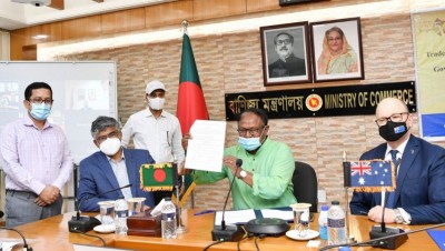 बांग्लादेश ने ऑस्ट्रेलिया के साथ किए व्यापार-निवेश ढांचे पर हस्ताक्षर
