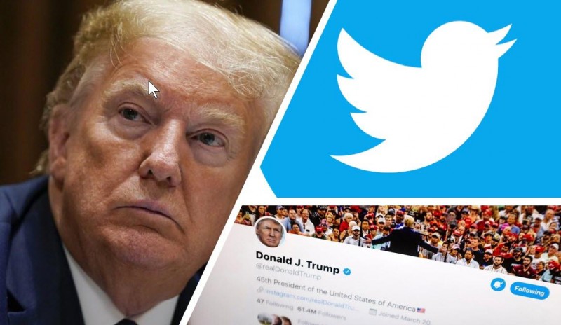 Twitter issues warning label to President Trump