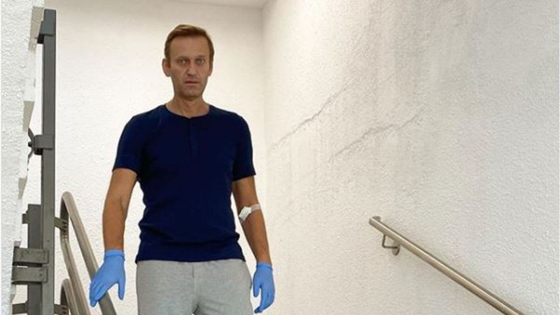 Opposition Leader Navalny is now pretty well and walking