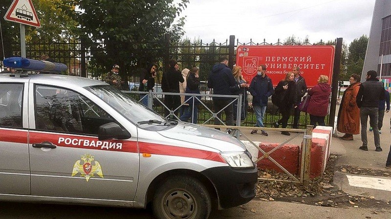 Shooting at Perm State University in Russia leaves at least 8 dead, several injured