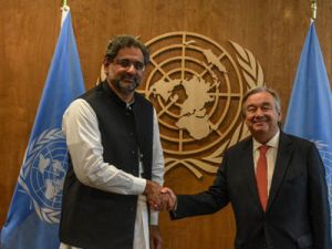 Pakistan's PM on Kashmir issue at UN, insist on involvement