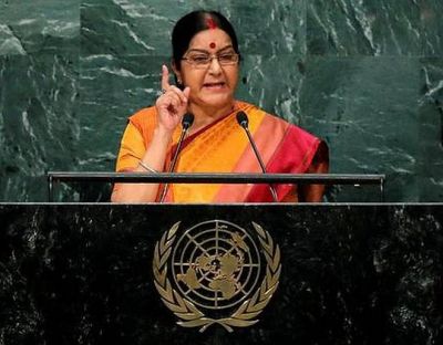 Sushma Swaraj : Pakistan  is doing terror funding