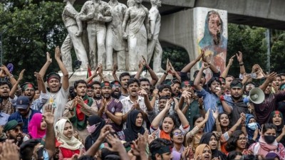 Protesters Demand Resignation of Muhammad Yunus at UN General Assembly