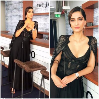 Sonam Kapoor's black gown gives elegant fashion goals