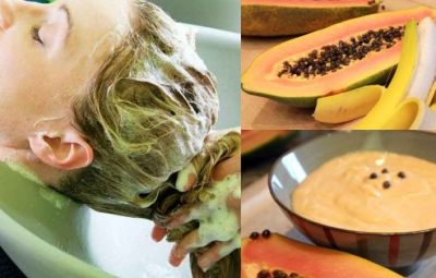 Use Papaya to turn grey hair into black
