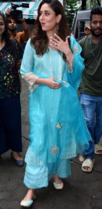 Kareena Kapoor Gorgeous look in a Blue  Suit