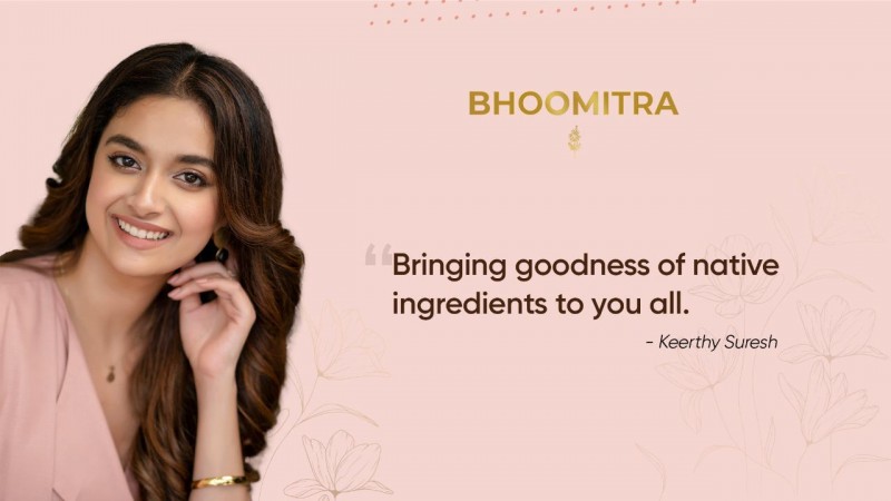 Keerthy Suresh launches new skincare brand Bhoomitra, a label of SustainKart