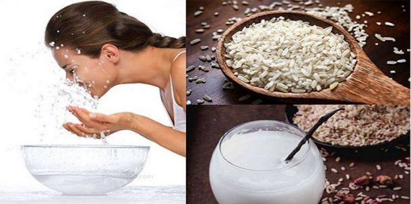 Rice water removes skin stains
