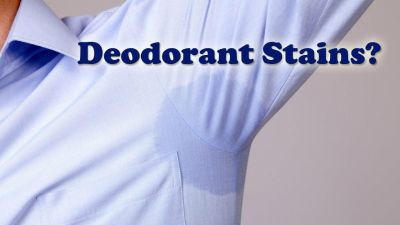 Methods to remove deodorant stains from clothes