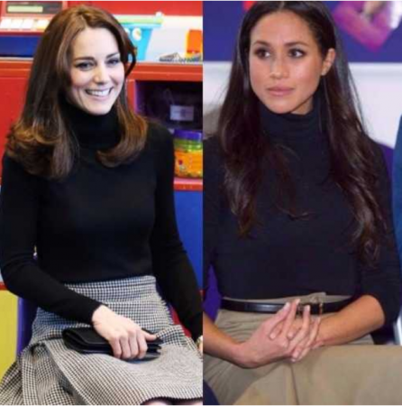 FACE OFF: Many times Meghan Markle inspired by Kate Middleton attire