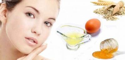 Egg white mask removes unwanted hair from the face