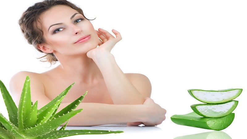 Aloe vera removes the problem of pimples and stains