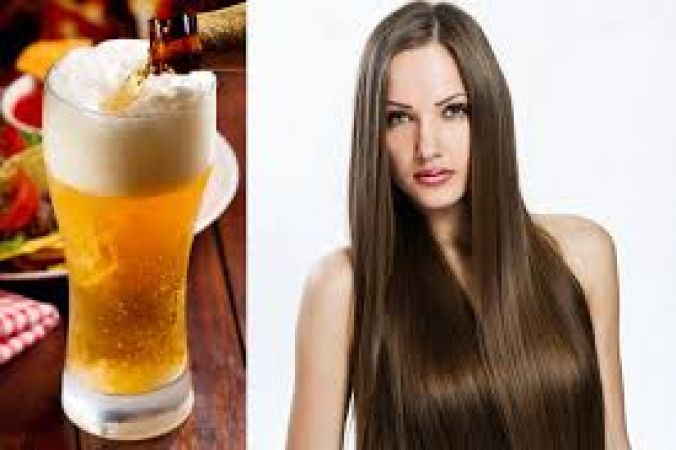 Get shiny strong healthy hair -USE BEER TO HAIR SPA
