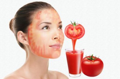 Tomatoes can remove wrinkles around the face