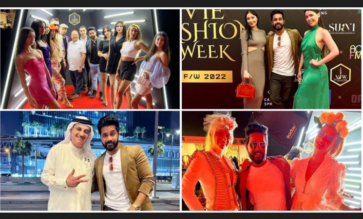 UAE-based fashion influencer Manas Kumar attends the prestigious VIE Fashion Week in Dubai