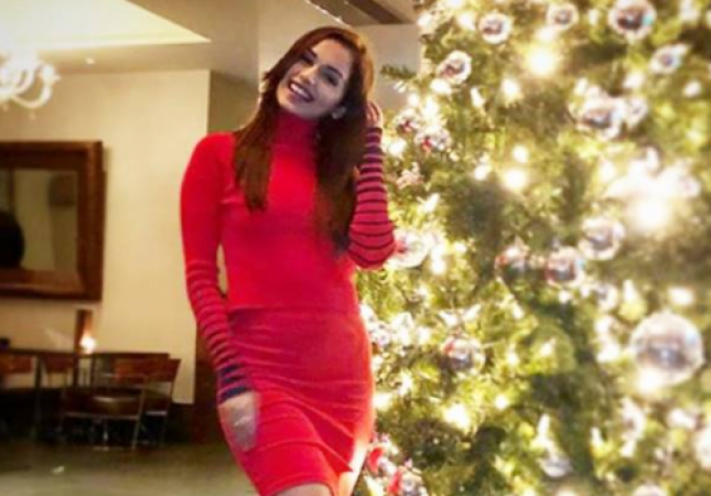 Take a look: After making India proud Manushi Chillar impress people in this cute red mini