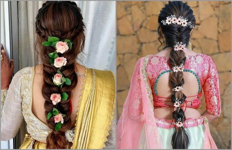 You can also look stylish by making such hairstyle